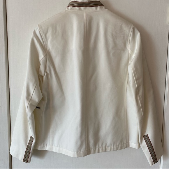 Burberry white cotton jacket - size medium - Picture 6 of 6